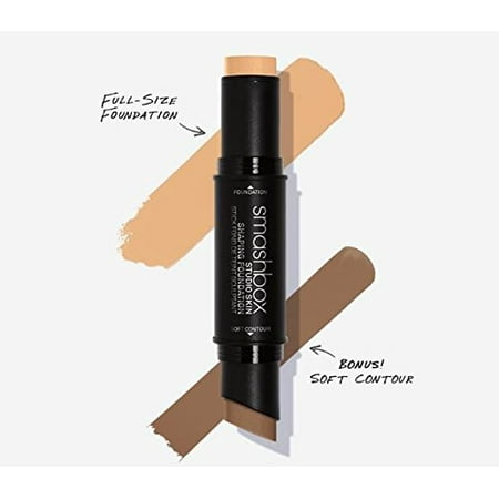 SmashBox Studio Skin Shaping Foundation Stick - 2-1 Light Golden Beige Plus Soft Contour 2 Pc 0.26oz Foundation, 0.14oz Soft