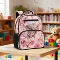 thumbnail image 2 of Jeiento Koala Toddler School Backpack for 2-5 Year Old Kids, Pink Cherry Blossom 13.5 Inch Lightweight Preschool Bag for Girls, 5 Compartment Bookbag with Top Handle, 2 of 7