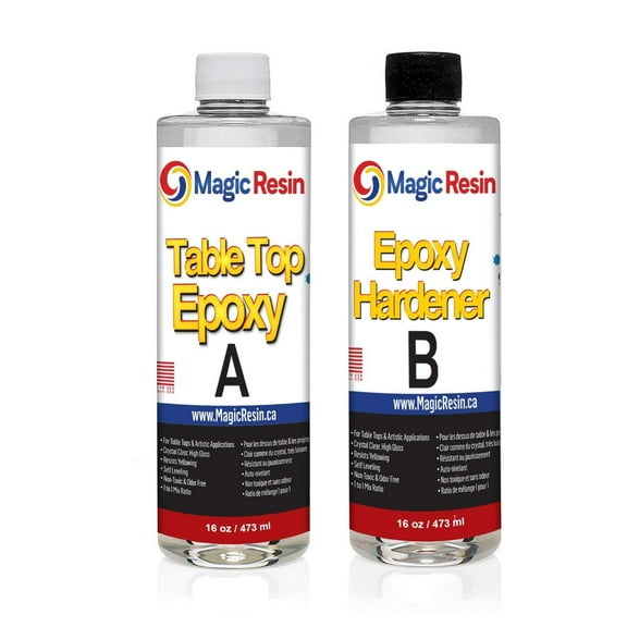 32 oz (946 ml) | Table Top & Art Clear Coating Epoxy Resin Kit | Free Shipping
