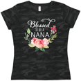 thumbnail image 3 of Inktastic Blessed to Be a Nana with Flowers Women's T-Shirt, 3 of 5
