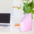 thumbnail image 6 of Vertical Desktop File Organizer Expandable Paper Storage Rack, Multi-Layer Slanted Design for A4 Document Sorting and Office Organization(Pink), 6 of 6