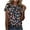 Multicolor Tops for Summer_m, variant on jtjvou Women's Flowy Basic T-Shirt Trendy Fashion Short Sleeve Blouse Round Neck Blouse Summer Going out Tops for Teen Floral Tees Lady Plus Size Multicolor,L