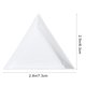 thumbnail image 3 of BRIGHTFUFU 10 placas triangulares de plástico para recoger joyas, para cuentas de diamantes de imitación, herramientas de joyería y accesorios (blanco), 3 of 8