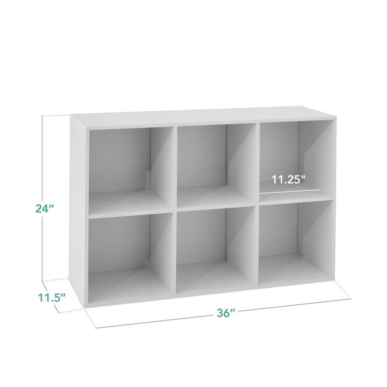 Best Choice Products 6-Cube Bookshelf, 11in Display Storage System