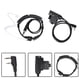 thumbnail image 3 of Auriculares de walkie-talkie cómodos con tubo de aire y control de garganta, PTT táctico de grado militar U94, 3 of 13