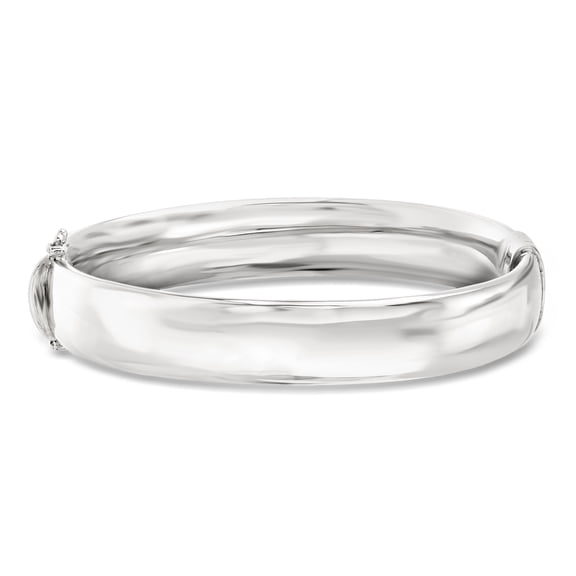 Ross-Simons Sterling Silver Hinged Bangle Bracelet, Women's, Adult