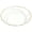 Clear, variant on PTSPLLMY Fruit Plate Dinner Plate Golden Edge Stackable Snacks Serving Platter Unbreakable Round Salad Dessert for Dining for Hosting