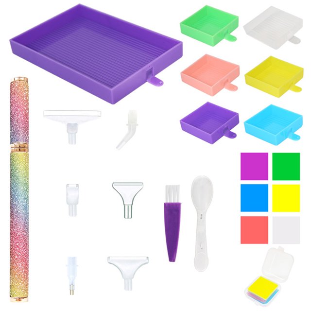 Herramienta Selección Diamantes Imitación Kit Herramientas Pintura Con Bolígrafo Arcilla Adhesiva