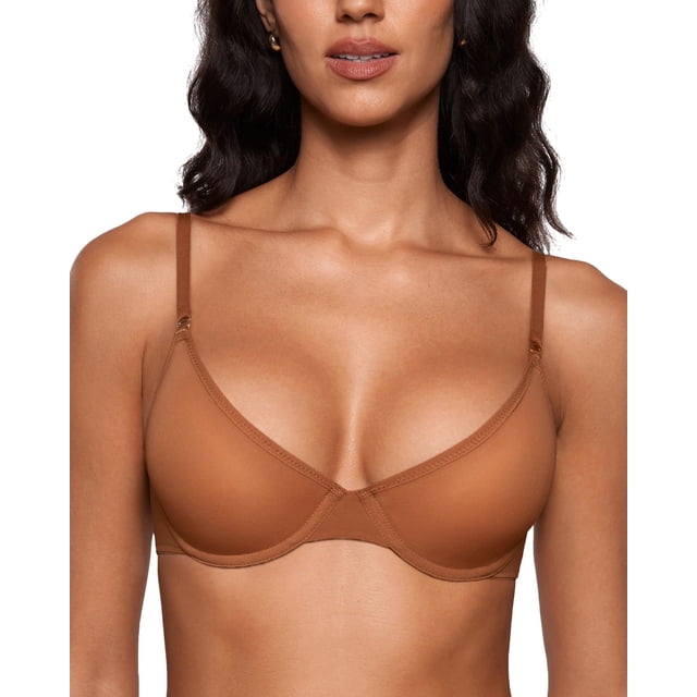 Bar INLYRIC Consufy Sheer Balconette Demi Unlined 34A Bronce