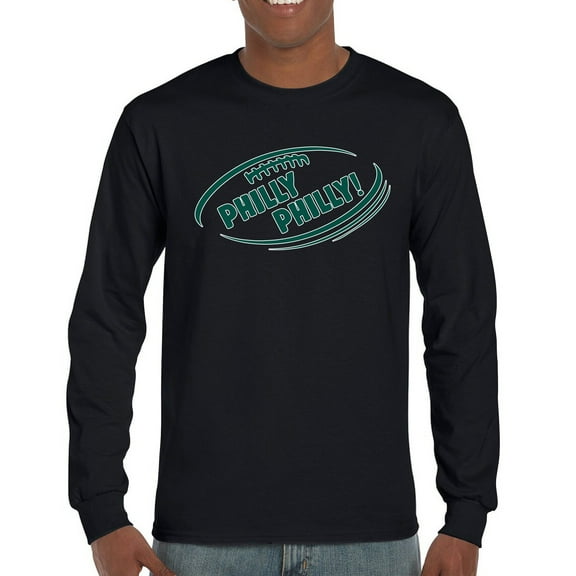 Philly Philly Funny Long Sleeve T-shirt Philadelphia Fan Football League Ball Game Champs City of Brotherly Love
