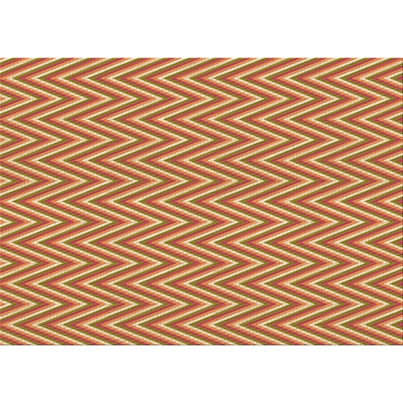 Ahgly Company Machine Washable Indoor Rectangle Transitional Grapefruit Red Area Rugs, 7' x 10'