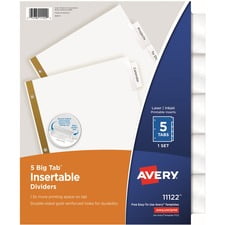 Avery AVE11122 Tab Divider