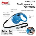 thumbnail image 3 of Flexi New Classic Corde Rétractable Chien Laisse 5m/16ft, 3 of 6