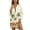 Palm Trees Hibiscus Flower, variant on Xixirimido Bee Sunflower Beige Print Bathing Suit Cover Up for Women V Neck Button Down Swimsuit Coverup Long Sleeve Beach Dress Shirt, Size 3XL