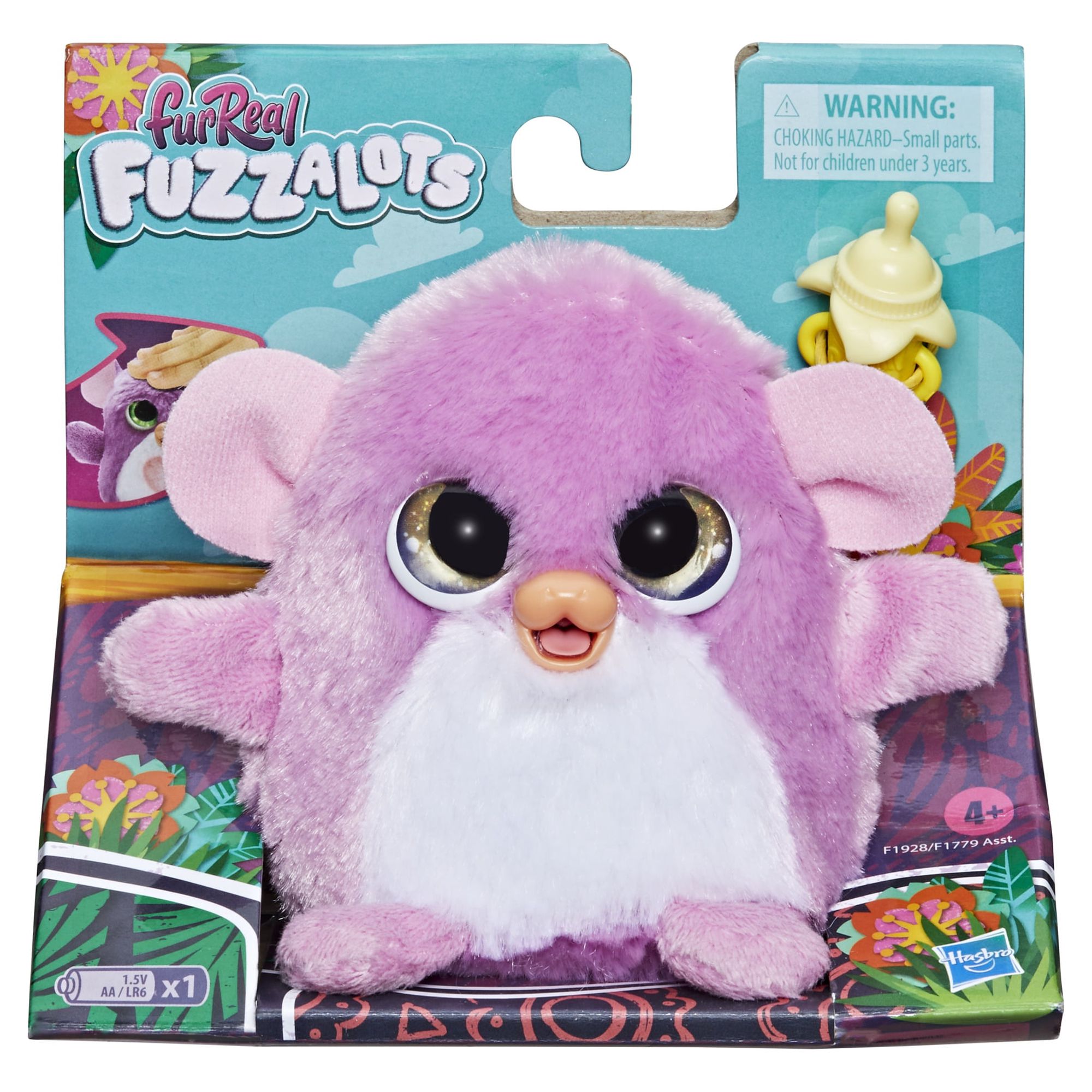 furReal Fuzzalots Monkey Color-Change Interactive Feeding Toy, Ages 4 and up - image 2 of 7