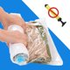 thumbnail image 4 of ac sous vide Bolsas de almacenamiento al vacío enrolladas a mano, 8 piezas, prensa manual, bolsa de compresión manual sin bomba para traje de viaje, zapatos, prendas de vestir (M*4+XL*4), 4 of 5