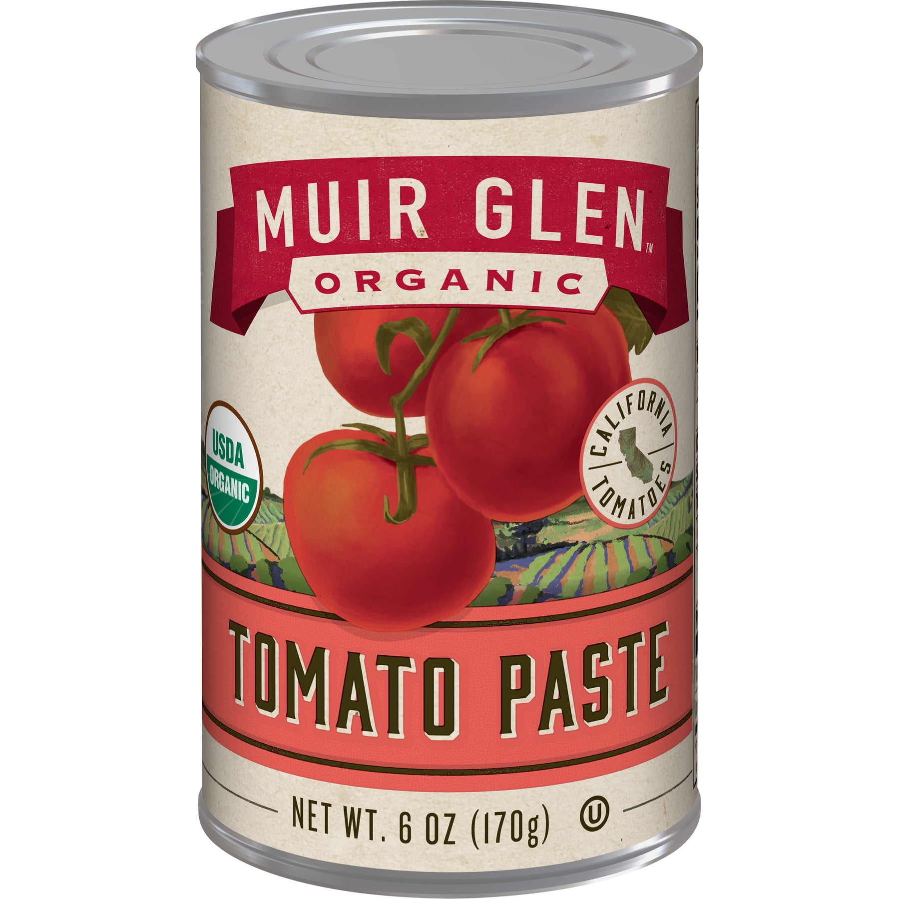 Muir Glen, Organic Gluten Free Tomato Paste, 6 oz