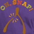 thumbnail image 3 of CafePress - Oh, Snap Wishbone Dark T Shirt - Men's Classic Graphic Cotton T-Shirt, 3 of 4