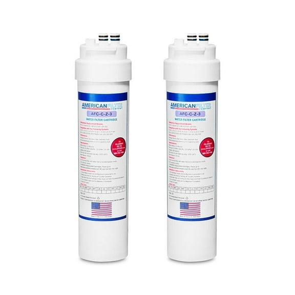AFC® #AFC-C-Z-3, Compatible with Brita® Redi-Twist™ USF-203 water filter cartridge -Made in U.S.A. - 2 Filters