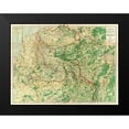 thumbnail image 2 of Hammond, C.S. 14x12 Black Modern Framed Museum Art Print Titled - Hammonds Large Scale War Map of the Western Front, 1917, 2 of 5
