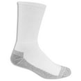 Fruit of the Loom Work Gear Crew Socks for Men, White, Sizes 612 (10