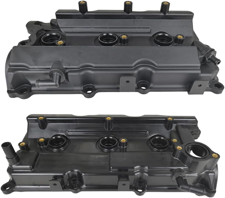 Valve Cover Set with Gasket and Oil Cap 132645W510 Replacement for Nissan Pathfinder Infiniti QX4 2002–2004 3.5L V6 Engines