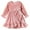 Pink, variant on Younger Tree Kids Toddler Dress Baby Girls Fall Dresses Ruffle Long Sleeve Bowknot Casual Winter Dress for 12-18 Months