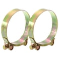 thumbnail image 1 of Unique Bargains 2Pack T-Bolt Hose Clamps, 98-103mm/3.86'-4.06' ID Range, Iron Radiator Hose Clamp Intake Clamp, 1 of 4