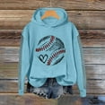 thumbnail image 2 of Holzkary Baseball Hoodies for Womens 2025 Letterprinted Baseball Long Sleeved Hoodie Baseball Mom Sweatshirt Funny Game Day Baseball Pullover Tops Fall Outfits Trendy Fashion Pullover Tops Sky Blue L, 2 of 4