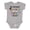 AC-Heather Grey, variant on My Mommy Graduated and I'm Super Proud Boys or Girls Baby Bodysuit