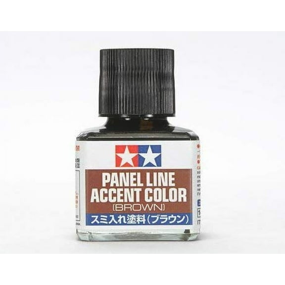 Tamiya USA TAM87132 Panel Line Accent Color 40ml Brown