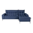 thumbnail image 4 of Sofá Cama M & E Muebles Carmen Modular Azul Denim de Lino Derecha, 4 of 9