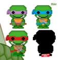 thumbnail image 2 of Funko Bitty Pop Tortugas Ninja 8 Bit Tmnt 4 Pack Original, 2 of 4