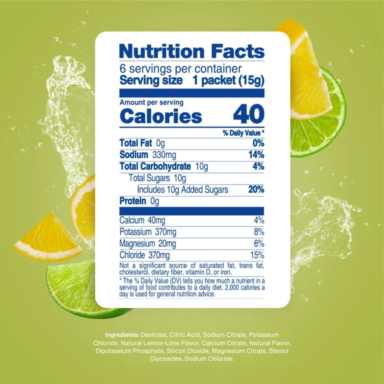 Electrolit Electrolyte Hydration Powder, Lemon-Lime, 6 Pack photo 5
