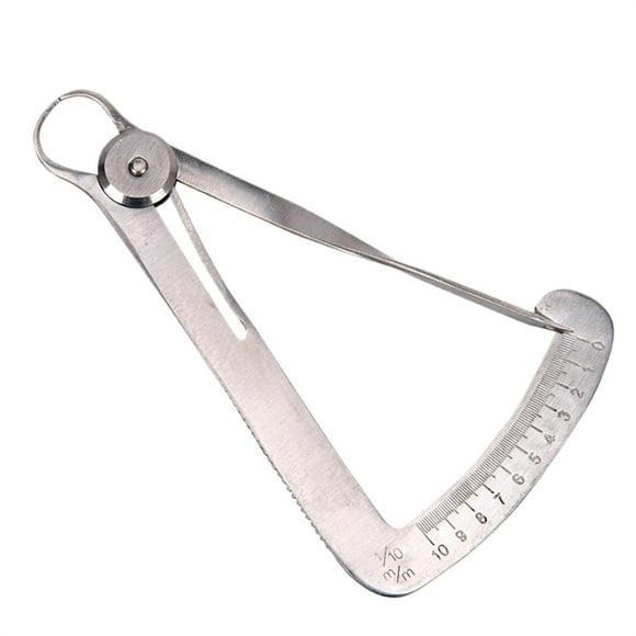 Metal Measuring Caliper Technical Measuring Tool Stainless Steel Caliper Triangle Caliper Teeth Measuring Caliper Precision Measuring Tool Stainless Triangle For Caliper.