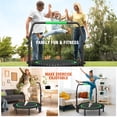 thumbnail image 4 of Rebounder Trampoline 40" for Adults 400LBS Heavy Duty Mini Fitness Trampoline with 4 Level Adjustable Handle Foldable Waterproof Indoor Outdoor Exercise, 4 of 10