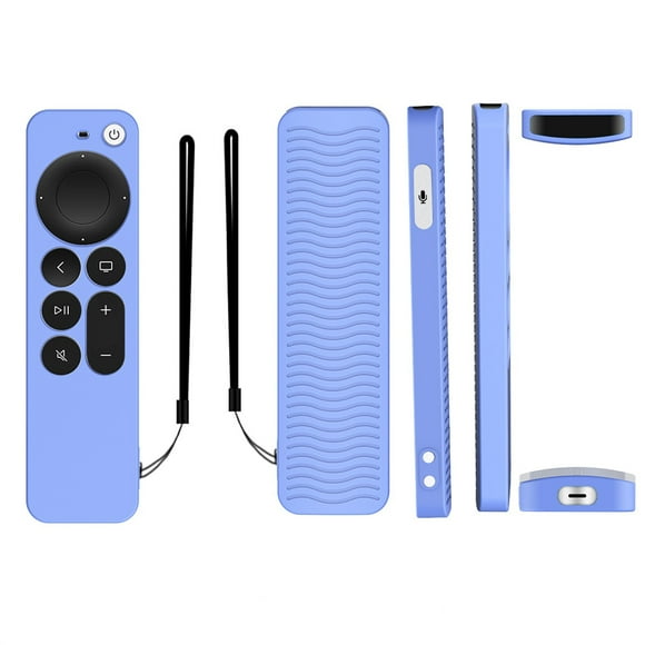 WREESH For 2021 New Apple TV 4K 6 Remote Case Silicone Lightweight Anti-Slip Shockproof
