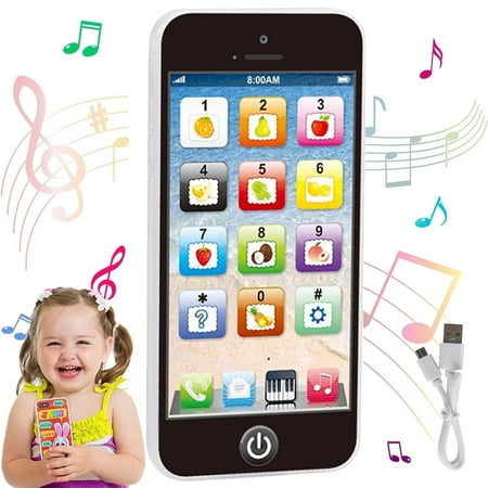 Baby Cell Phone Toy  Baby Phone Toy  Toddler Phone Toy  Kids Smart Phone Toys with Lights & Music  Learning English Education Gift for Baby Boys Girls price history on PriceWatchPro