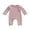 Purple, variant on Bagilaanoe Newborn Baby Girl Jumpsuit Thicken Waffle Long Sleeve Bodysuit 3M 6M 12M 18M 24M Infant Fall One Piece Romper