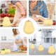 thumbnail image 3 of 2pcs Fruit Shape Ceramic Sugar Bowl Salt Pot Pepper Storage Jar Seasoning Bottle Container Condiment Spice Box Holder for Home Kitchen Countertop, 3 of 5