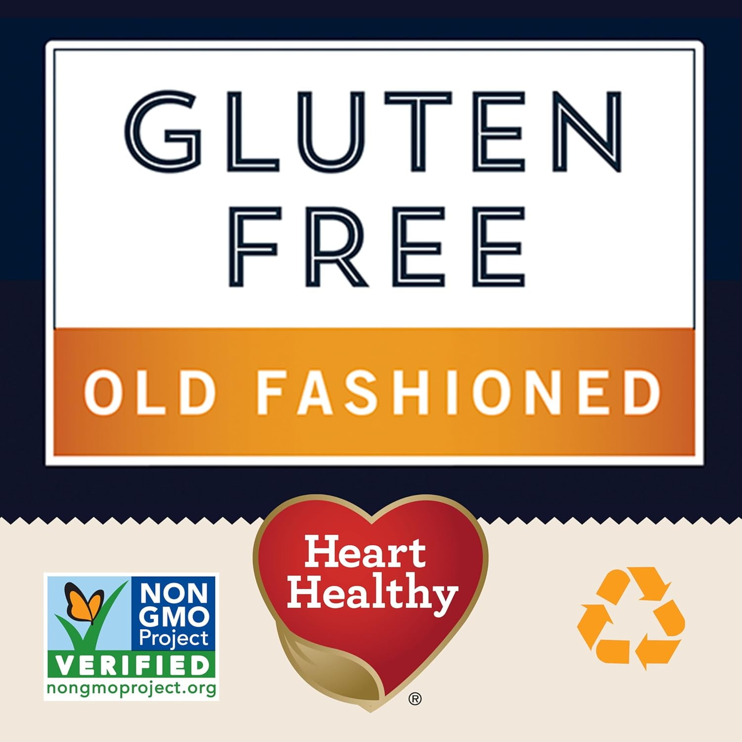 Quaker Old Fashioned Oatmeal, Gluten Free, 4 - 1.5lb Bags