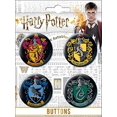 thumbnail image 2 of Harry Potter Maisons de Poudlard Ensemble de 4 Boutons, 2 of 2