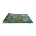 thumbnail image 2 of Ahgly Company Indoor Rectangle Persian Light Blue Traditional Area Rugs, 7' x 9', 2 of 4