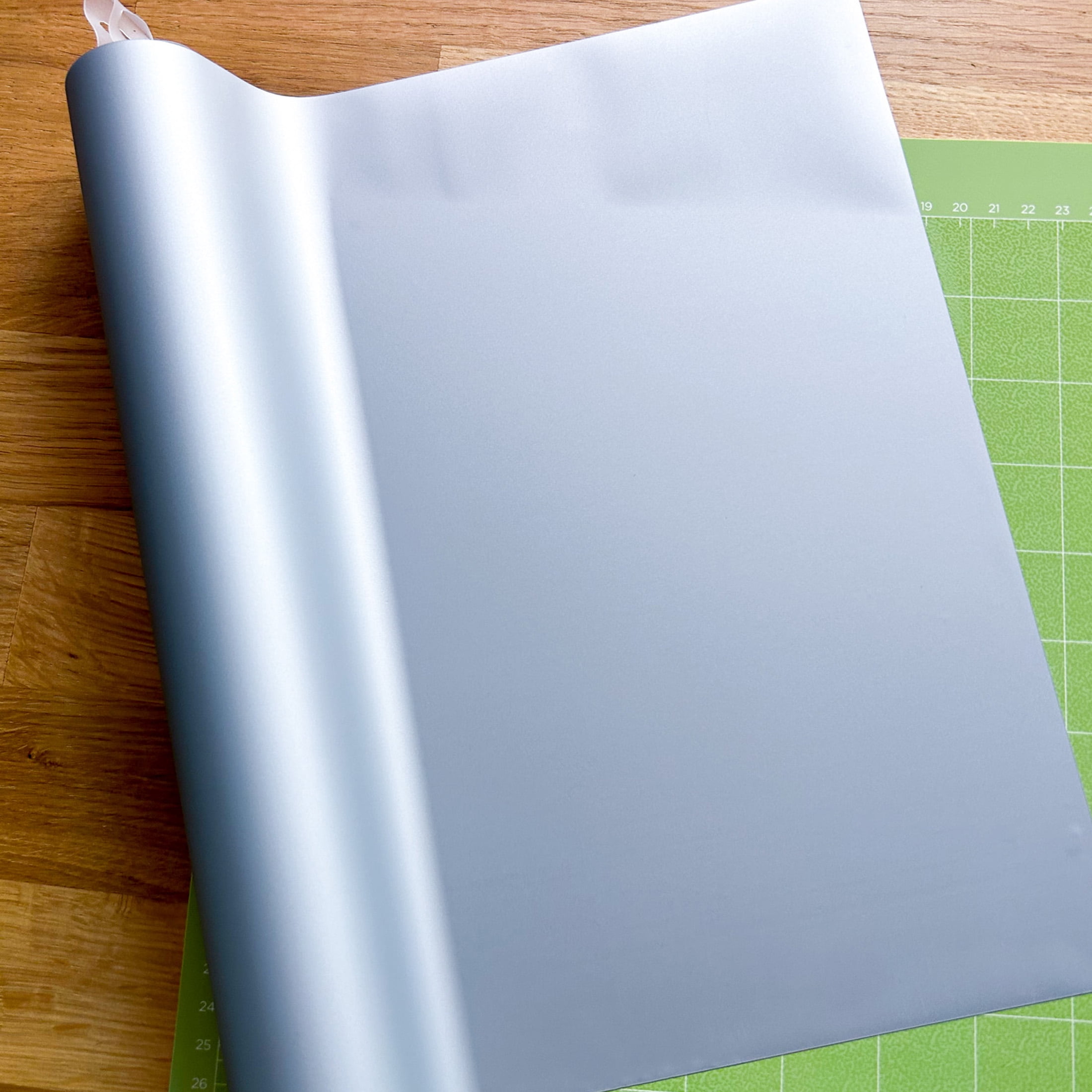 (3 pack) Hello Hobby 12" x 2' Silver Iron-On Craft Vinyl Roll