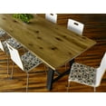 thumbnail image 4 of KFI Studios Urban Loft 9' x 3.5' Dining Table, Solid Wood Espresso Top, 4 of 7