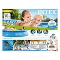 thumbnail image 4 of Intex 28117EH 10 x 2 Foot Easy Set Inflatable Above Ground Pool with Filter, Blue, 4 of 12