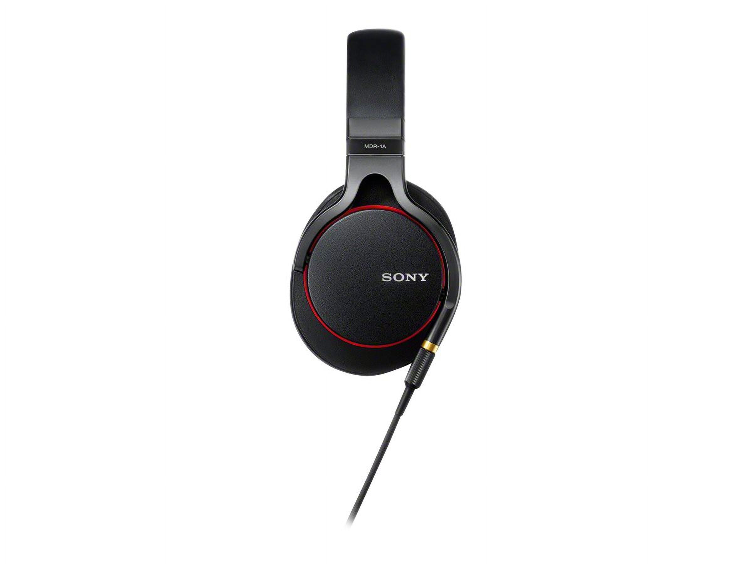 Sony MDR-1A - Headphones with mic - full size - wired - 3.5