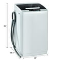 thumbnail image 2 of Pemberly Row Portable Full-Automatic Laundry Washing Machine 8.8lbs Spin Washer, 2 of 11