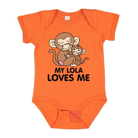 

Inktastic My Lola Loves Me Boys or Girls Baby Bodysuit
