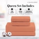 thumbnail image 5 of Casa Platino Queen Juego de Sábanas Tamaño Sábanas Refrescantes 100% Algodón, Lujosa Comodidad de Percal Sedoso Estilo Hotelero, Bolsillo de 15” de Profundidad, Fácil de Lavar – Amanecer Rosa, 5 of 7